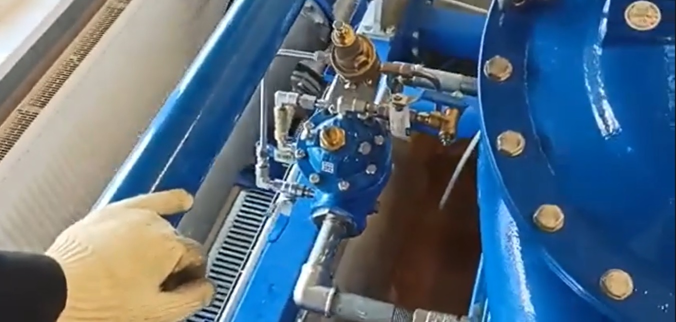 Настройка и испытание регулирующего клапана 250мм с байпасом 50мм ООО "Хан". hansib.ru